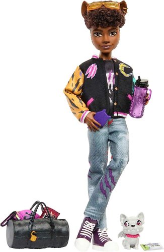 Кукла-модель Monster High Клод Вульф с питомцем HNF65, 28 см, мультиколор