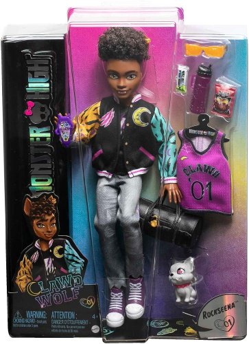 Кукла-модель Monster High Клод Вульф с питомцем HNF65, 28 см, мультиколор