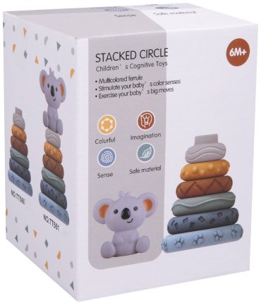 Пирамидка Konig Kids Коала мультиколор купить,NaN