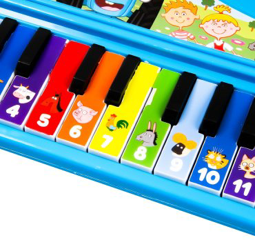 Музыкальная игрушка Три кота Музыкальное пианино пластик купить,NaN