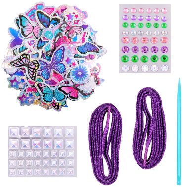 Набор для творчества Make It Real для обуви Sticker Chic: Butterfly Bling 1325MR, мультиколор