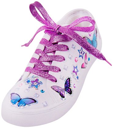 Набор для творчества Make It Real для обуви Sticker Chic: Butterfly Bling 1325MR, мультиколор
