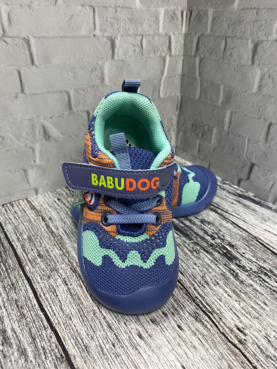 Кроссовки BABODOG бирюзовый, голубой купить,NaN