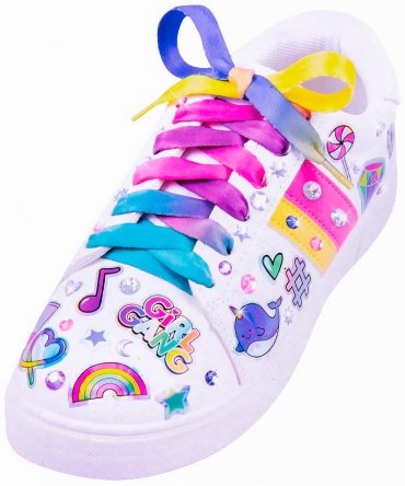 Набор для творчества Make It Real для обуви Sticker Chic: Rainbow Street Chic 1324MR, мультиколор