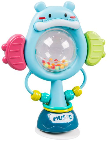 Погремушка Long Shang Гиппопотам пластик купить,NaN