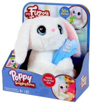 Интерактивная игрушка My Fuzzy Friends кролик Поппи плюш