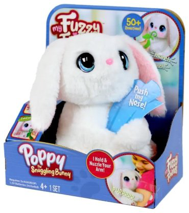 Интерактивная игрушка My Fuzzy Friends кролик Поппи плюш купить,NaN