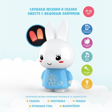Интерактивная игрушка Alilo Зайка пластик