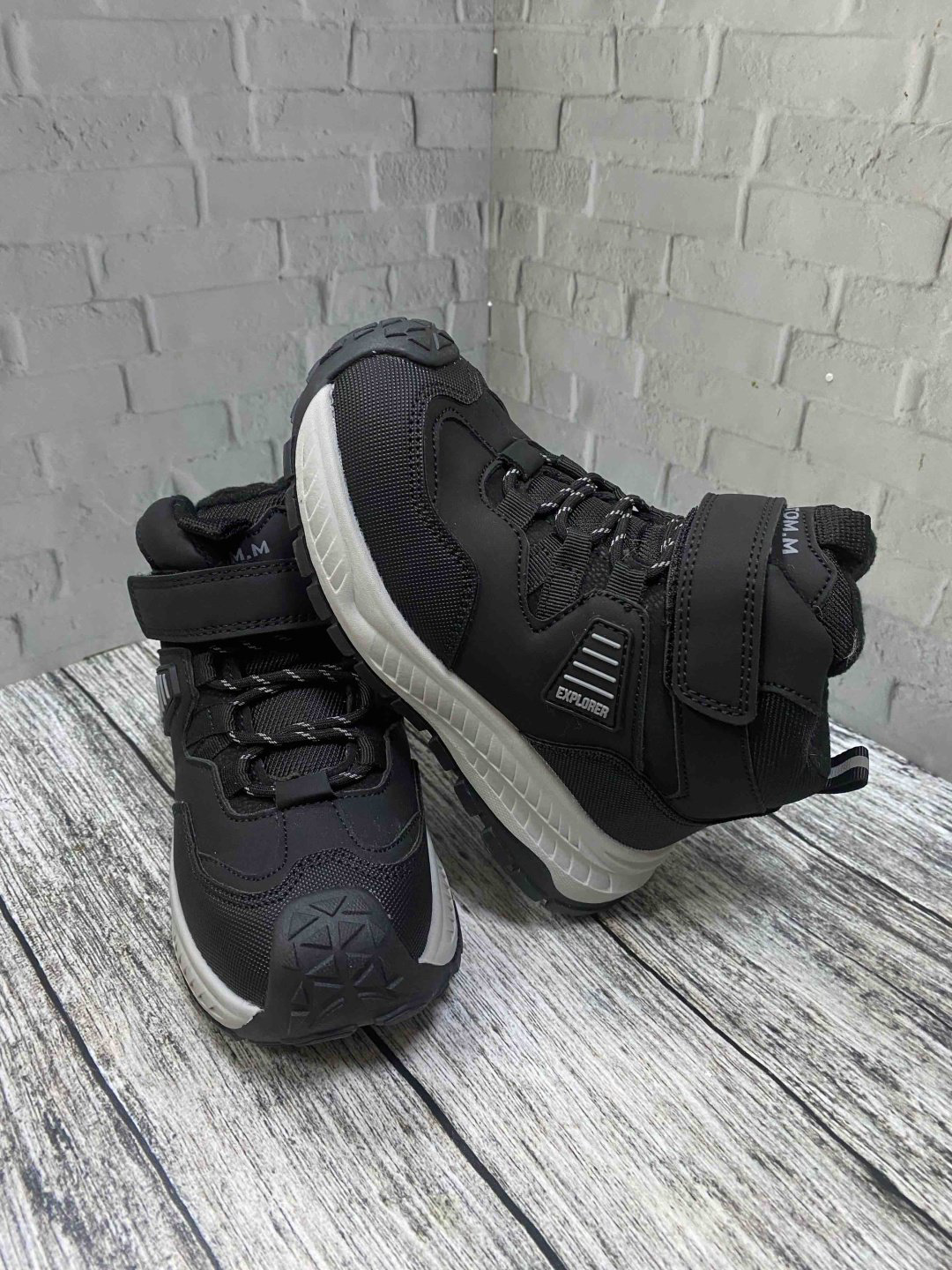 Ботинки Tom.m черный, светло-серый купить,NaN