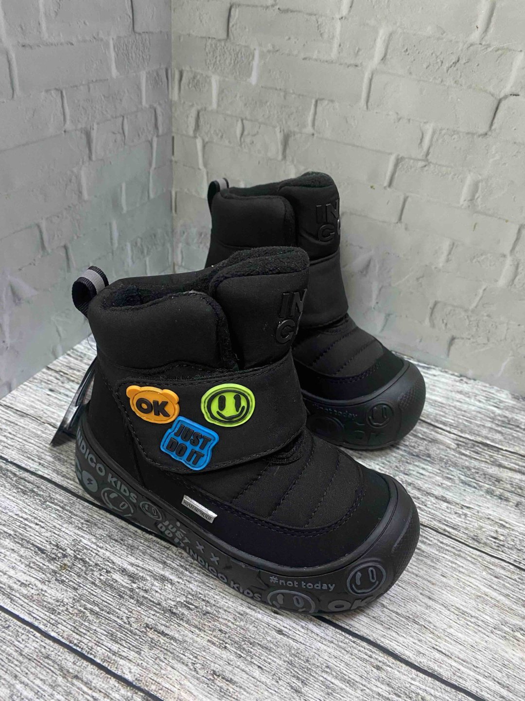 Ботинки Indigo Kids черный купить,NaN