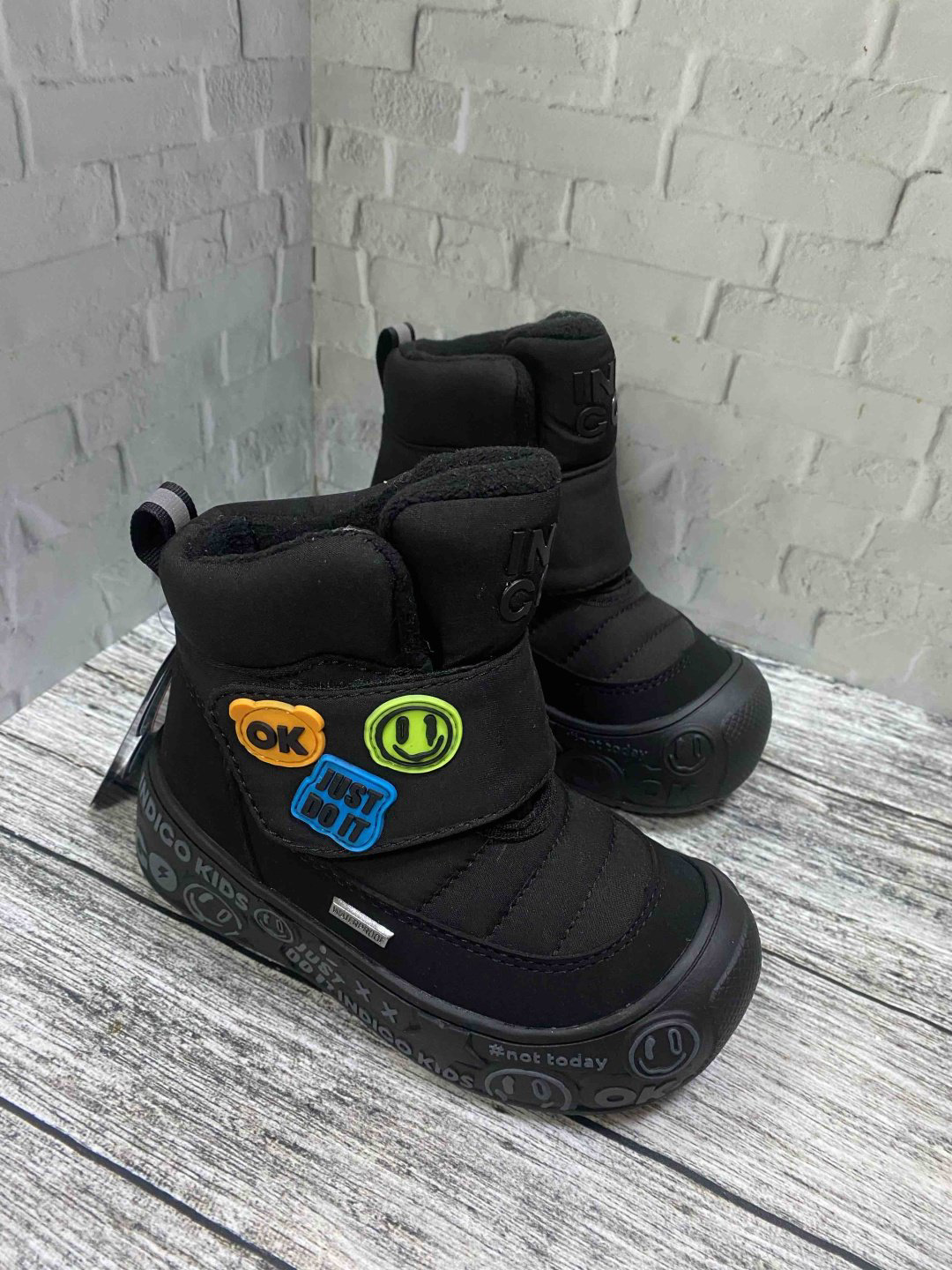 Ботинки Indigo Kids черный купить,NaN