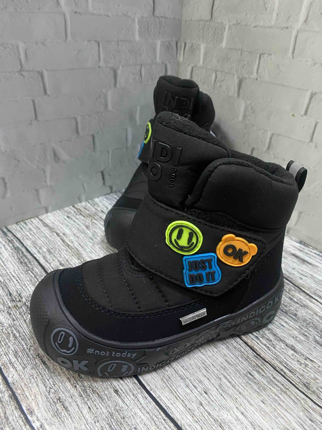 Ботинки Indigo Kids черный купить,NaN