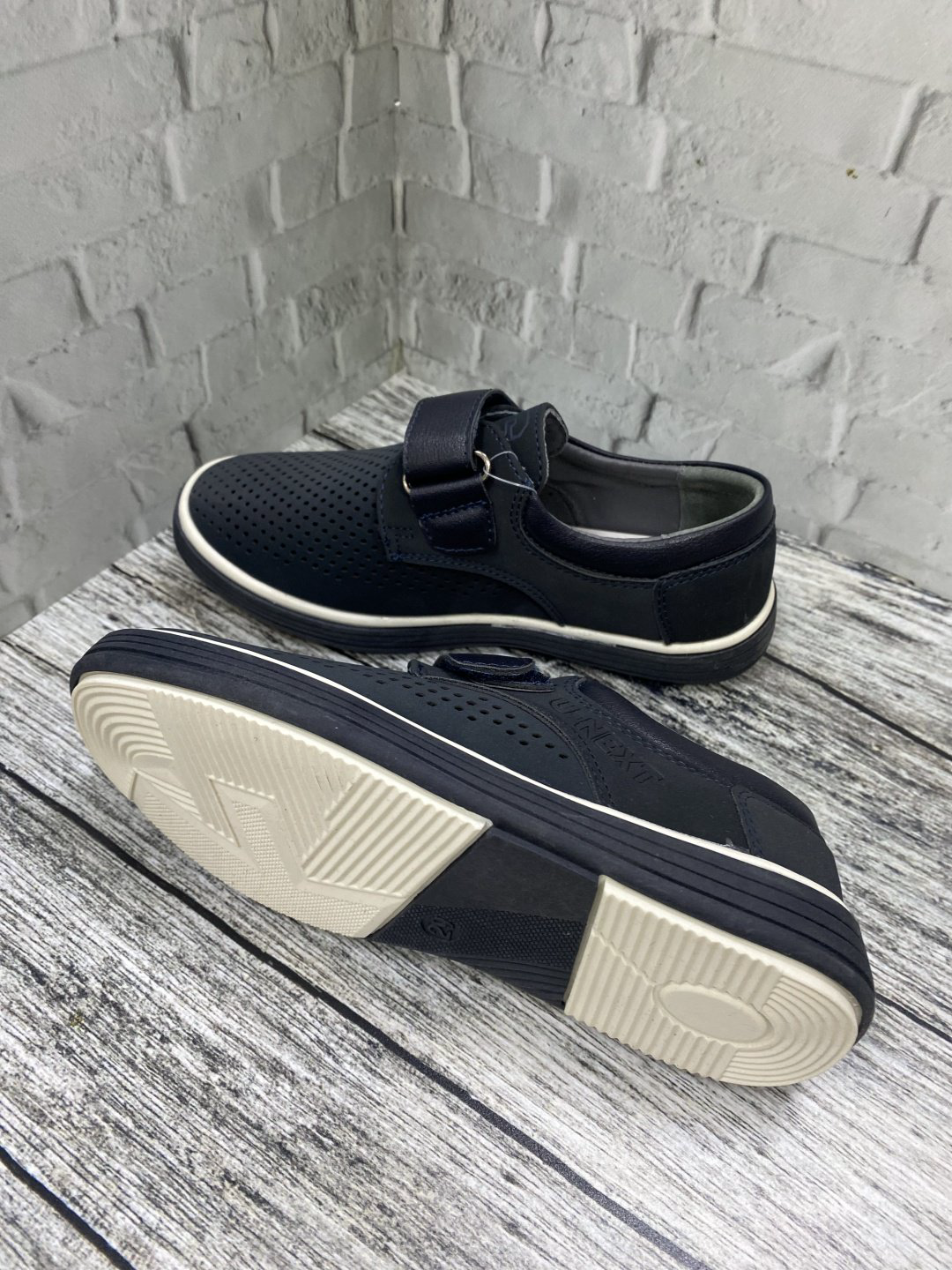 Туфли Indigo Kids белый, синий купить,NaN