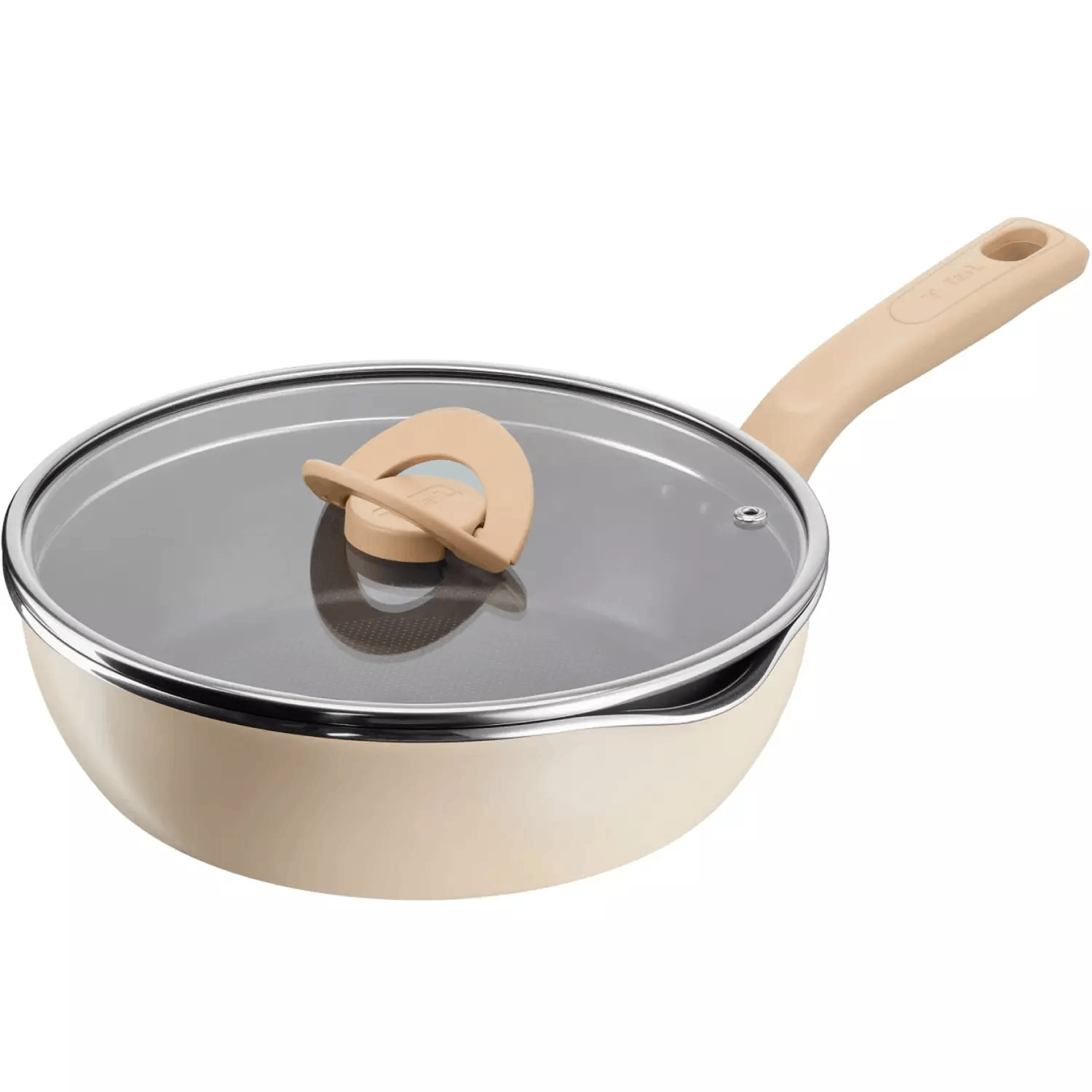 Сковорода Tefal One Pick Pot G1672504 22 см бежевая