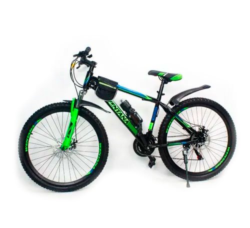 Велосипед BwIkE Wentana 26 черно-зеленый