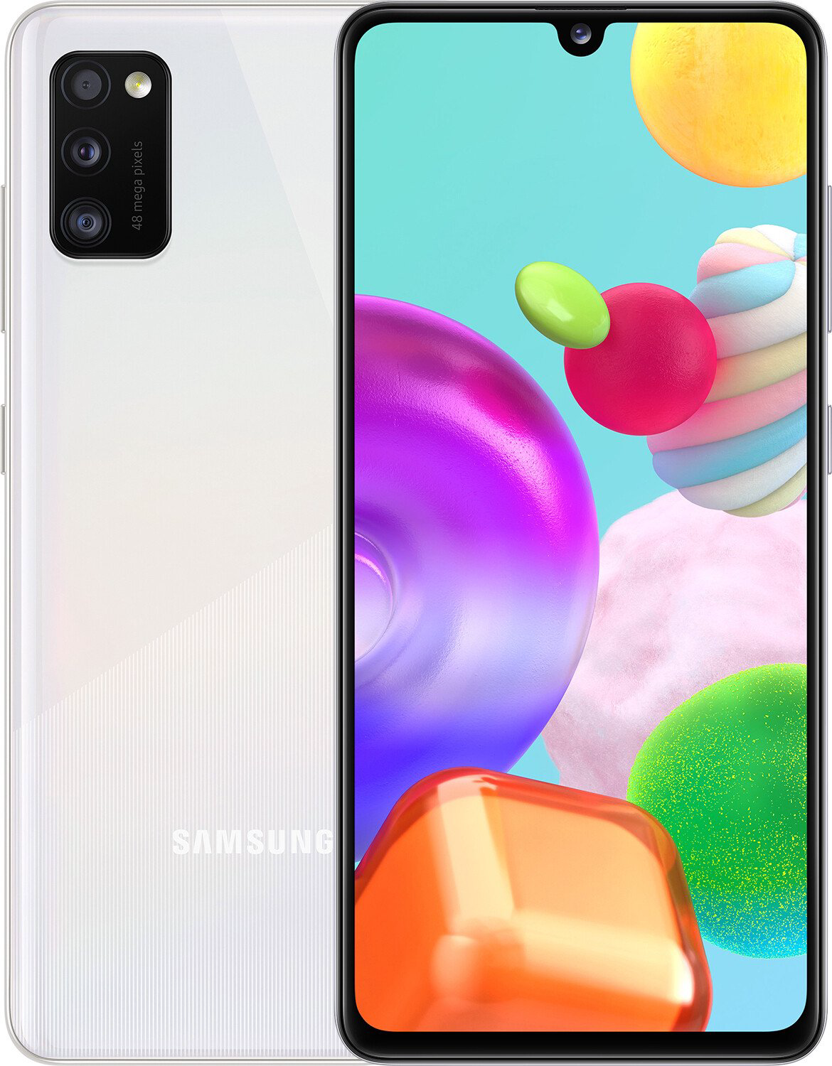 Смартфон Samsung Galaxy A41 64Gb White купить,NaN