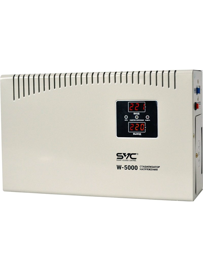Стабилизатор SVC AVR W-5000 белый - ForteMarket Стабилизатор SVC AVR W-5000 белый купить,60590