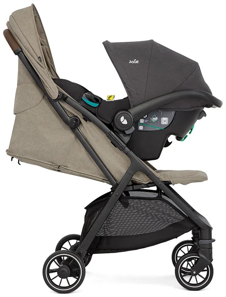 Коляска универсальная 2 в 1 Joie Pact Pro 2в1 Oak/Ramble V2 Shale, бежевый, черный купить,154700