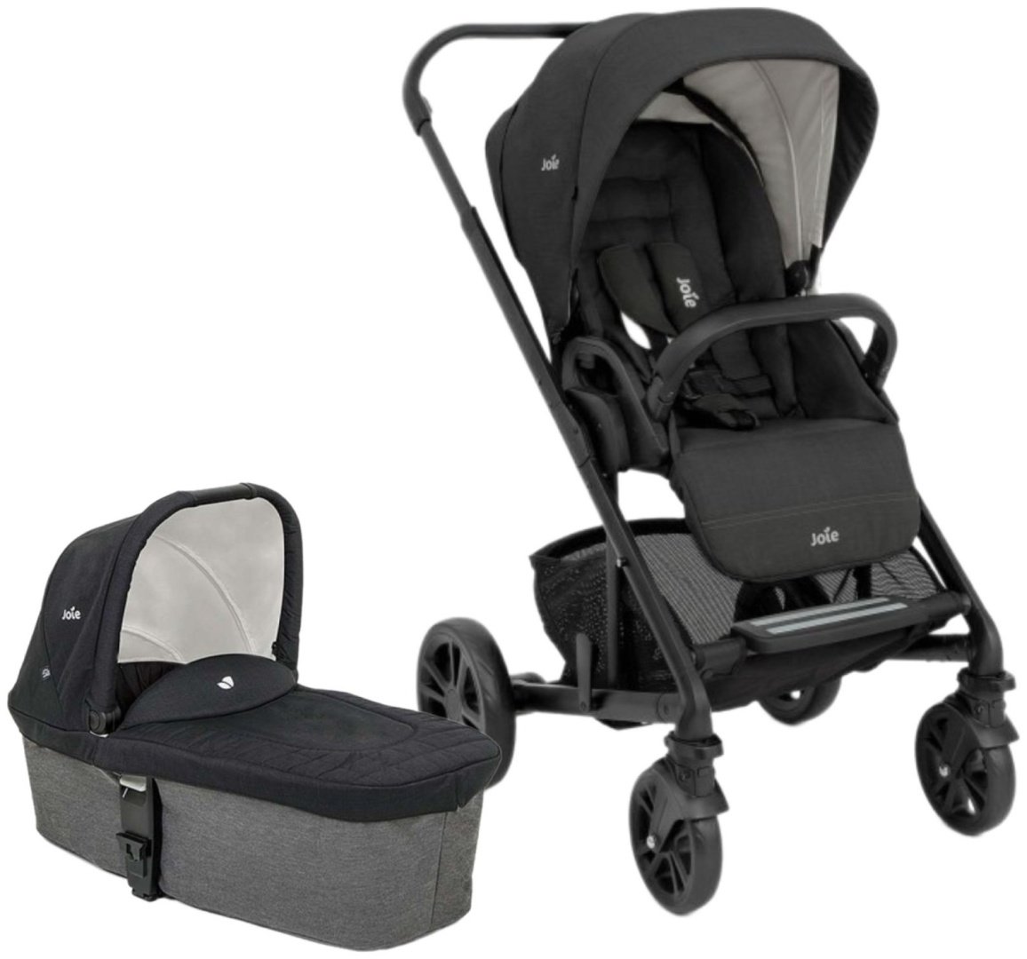 Коляска универсальная 2 в 1 Joie Chrome Shalle, черный купить,139900