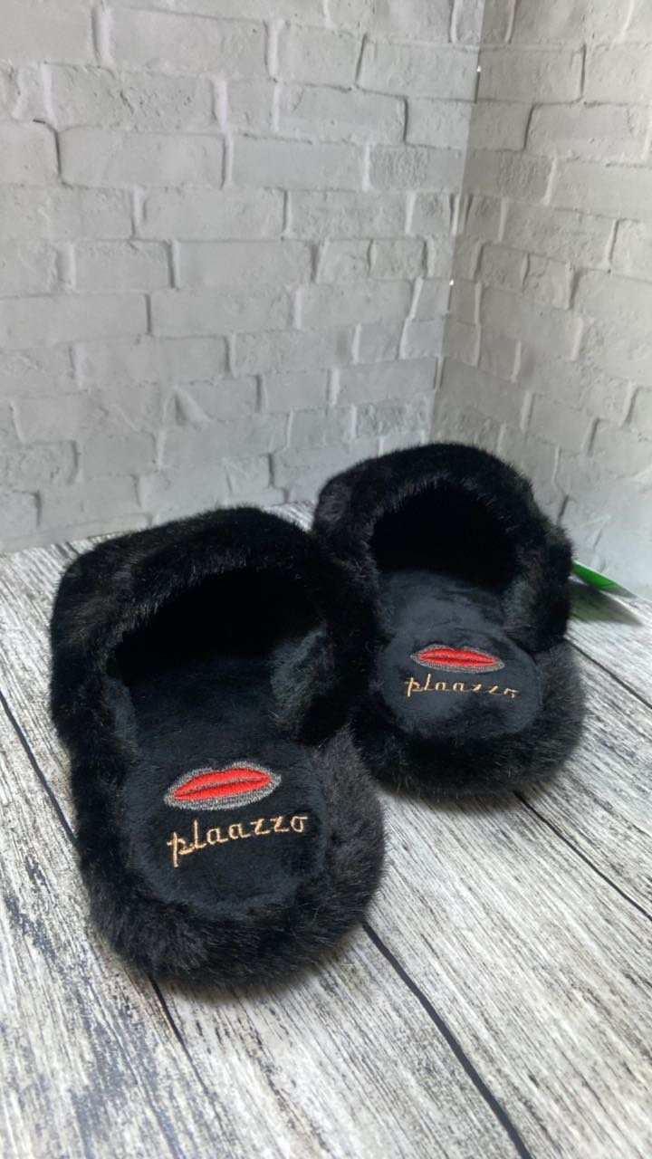 Тапочки Plaazzo красный, черный купить,NaN