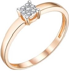 Кольцо MiAmor К/147-120 17р 1,5гр 0,023ct. купить,NaN