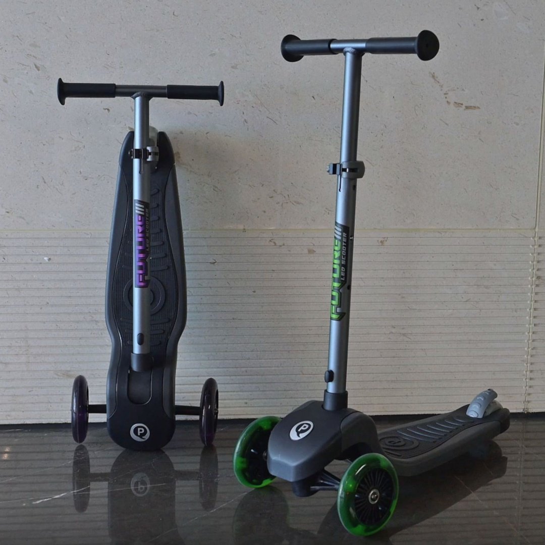 Самокат QPLAY Future Eco фиолетовый