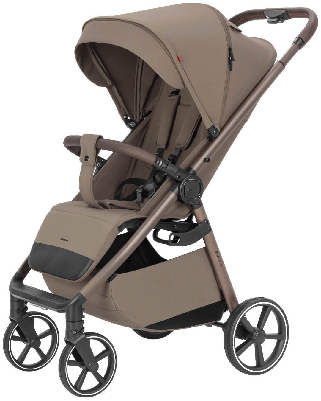Коляска прогулочная CARRELLO Bravo M/Lite Wood Beige, темно-бежевый