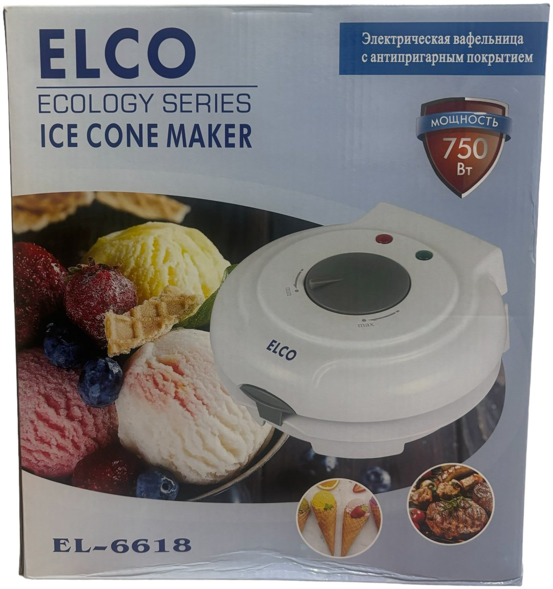 Вафельница ELCO El белый купить,NaN