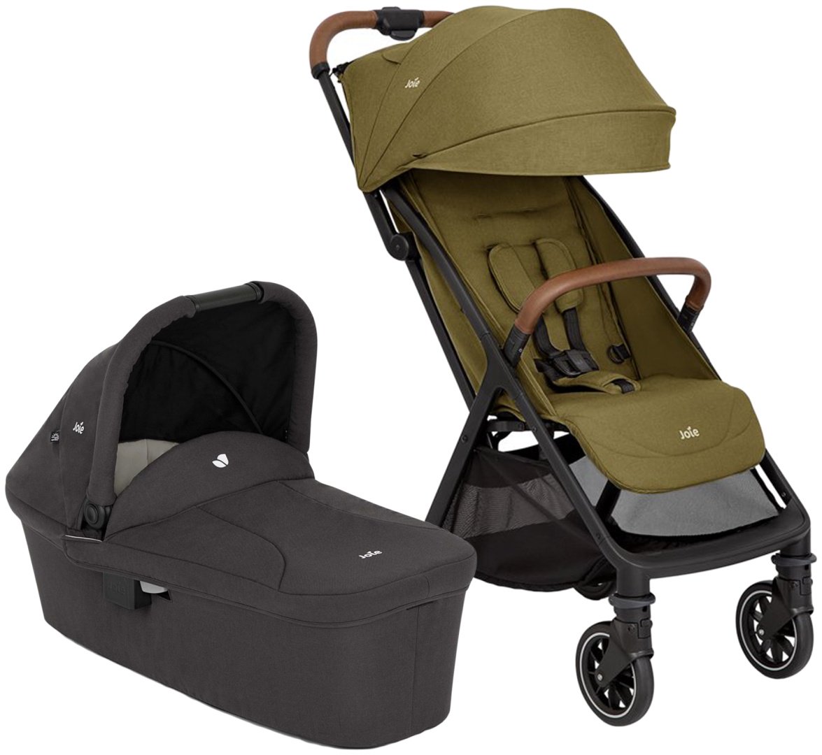 Коляска универсальная 2 в 1 Joie Pact Pro Sand/Ramble V2 Shale, хаки
