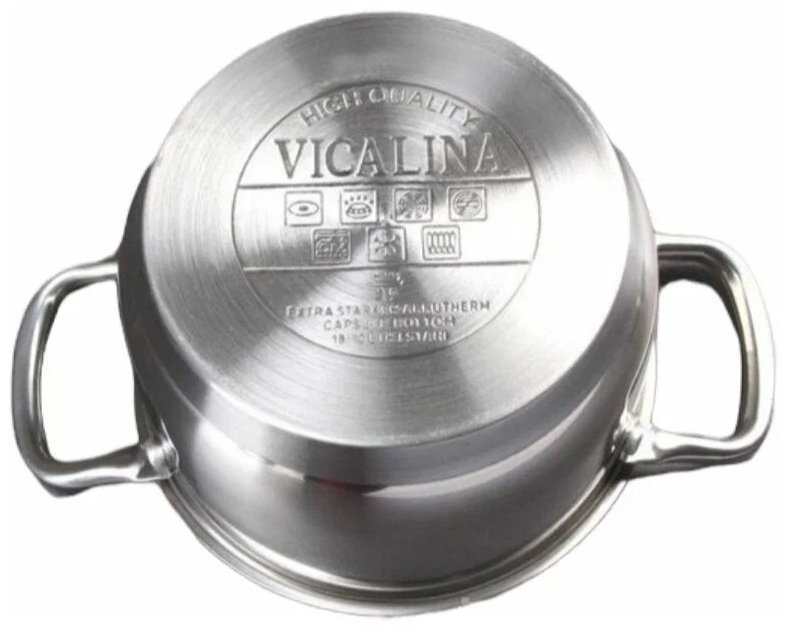 Кастрюля 1.5 л, Vicalina VL-1072 сталь купить,8500
