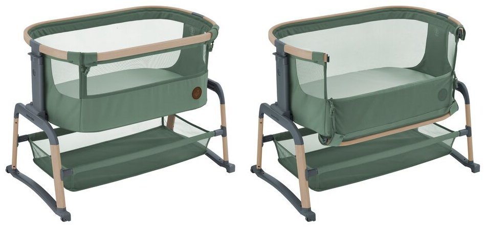 Приставная кровать Maxi-cosi iora air eco, для детей от 0 до 6 мес. полозья для качания