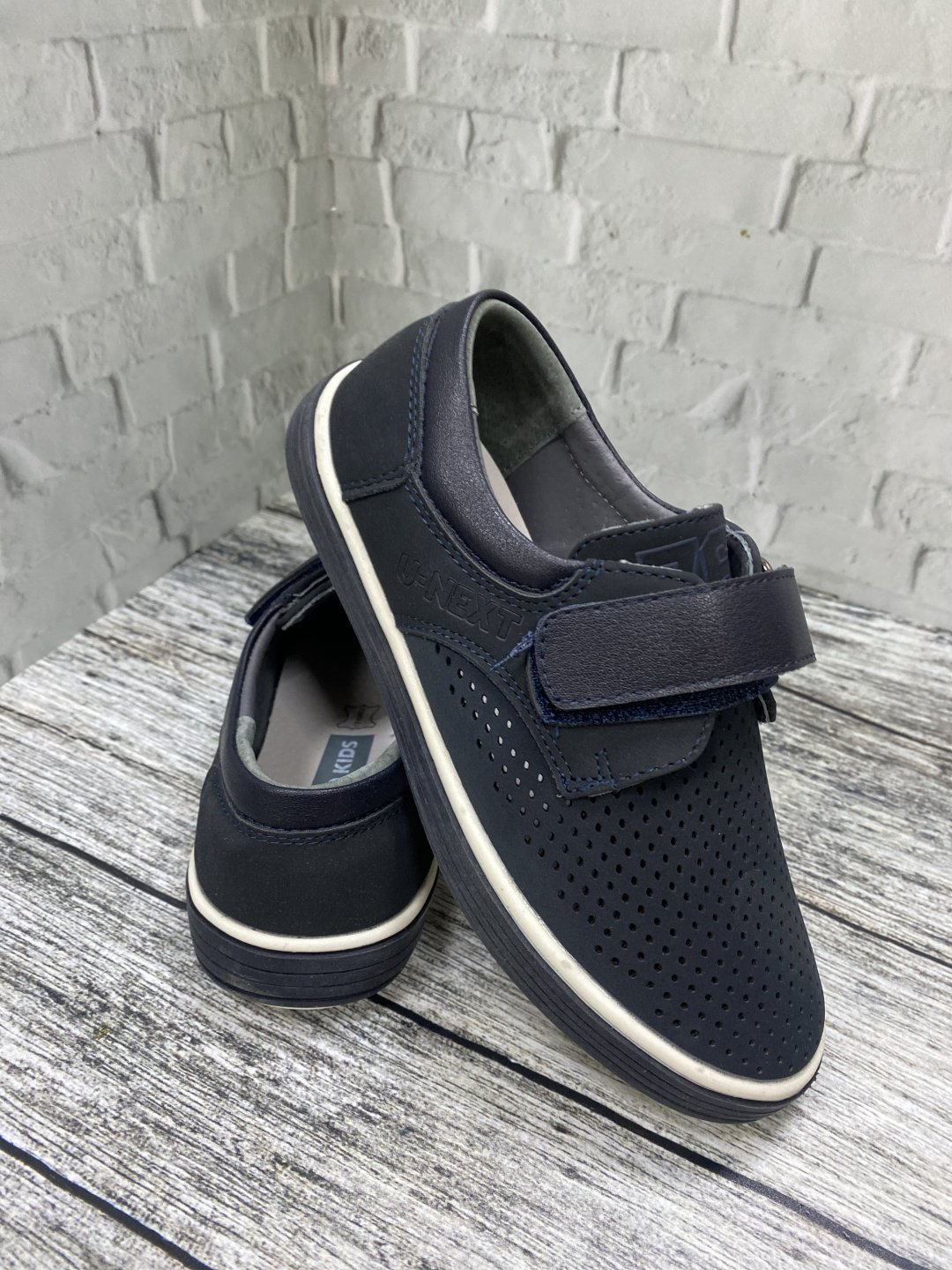 Туфли Indigo Kids белый, синий купить,NaN