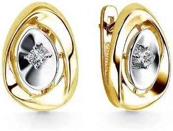 Серьги MiAmor С/178-320 3,3гр 0,136ct. купить,NaN