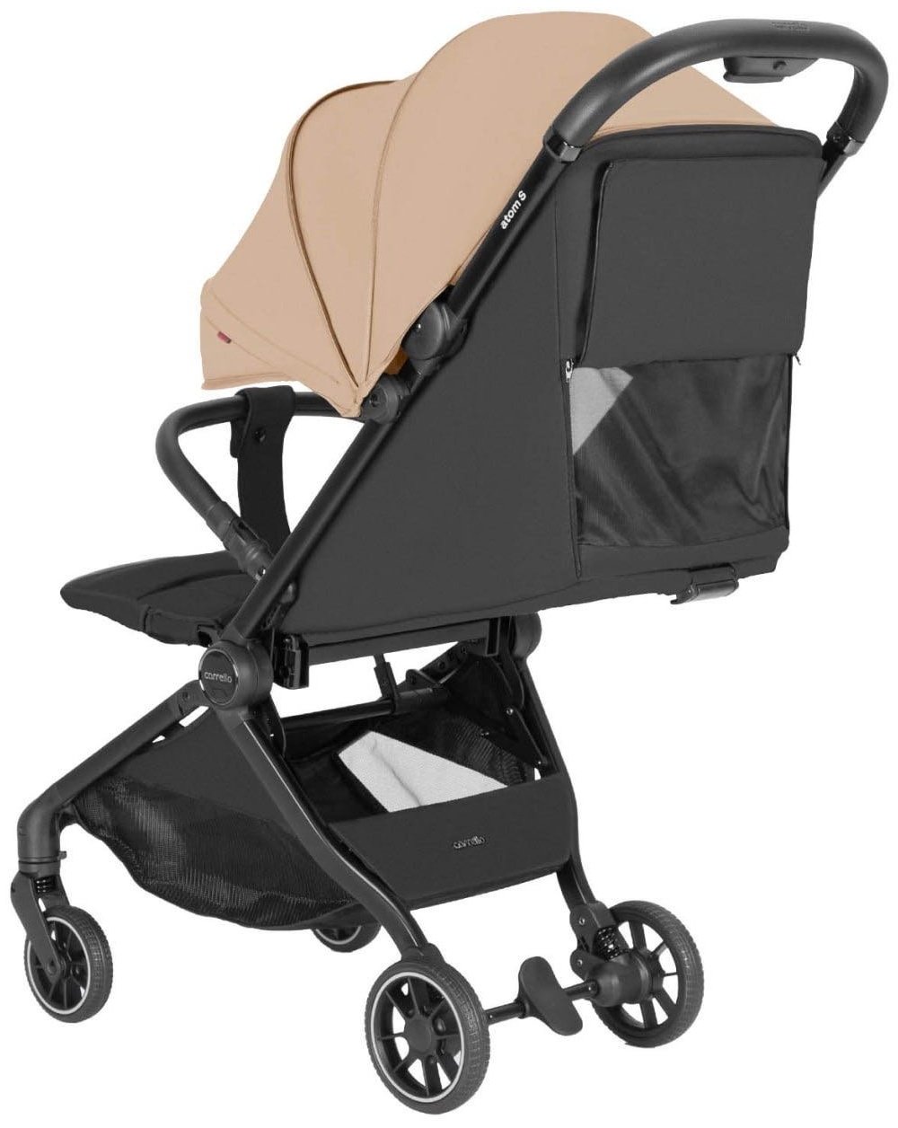 Коляска прогулочная CARRELLO Atom S, розовый, бежевый