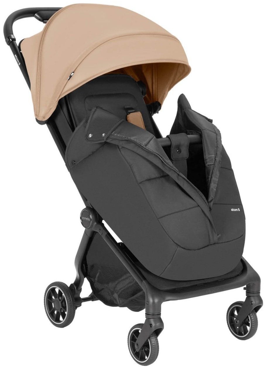 Коляска прогулочная CARRELLO Atom S, розовый, бежевый