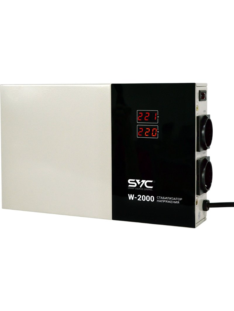 Стабилизатор SVC AVR W-2000 белый купить,NaN