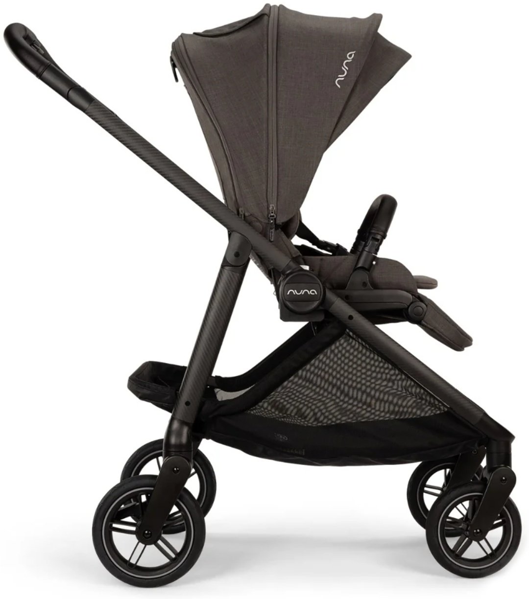 Коляска прогулочная Nuna Swiv Thunder, коричневый, серый купить,NaN
