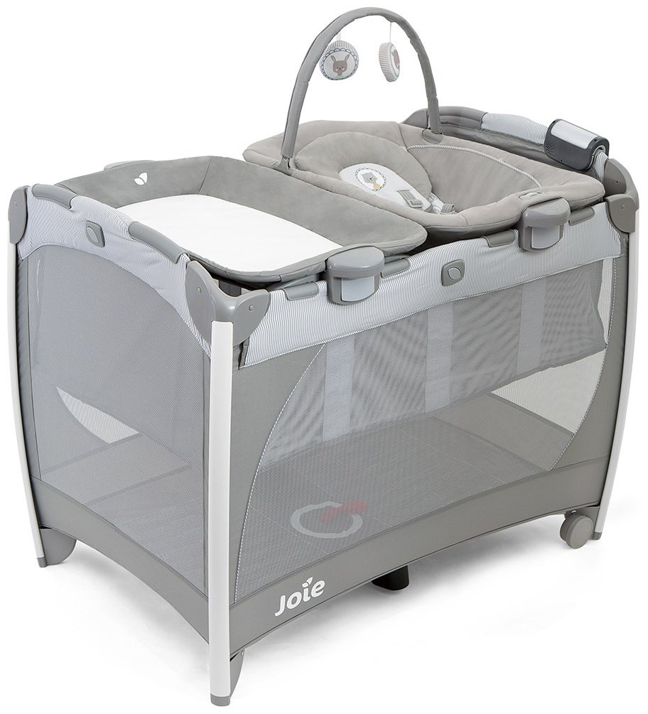 Манеж-кровать Joie Commuter Change, для детей от 0 до 12 мес. без функции качания