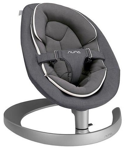 Шезлонг Nuna Leaf темно-серый, серый