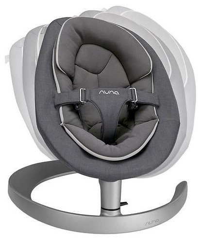 Шезлонг Nuna Leaf темно-серый, серый