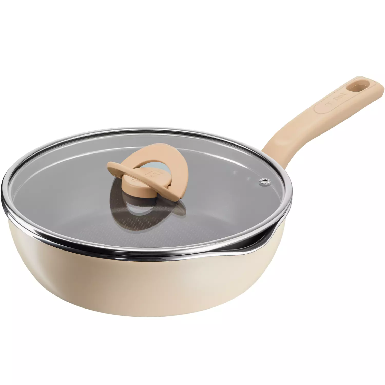 Сковорода Tefal One Pick Pot G1678704 24 см бежевая