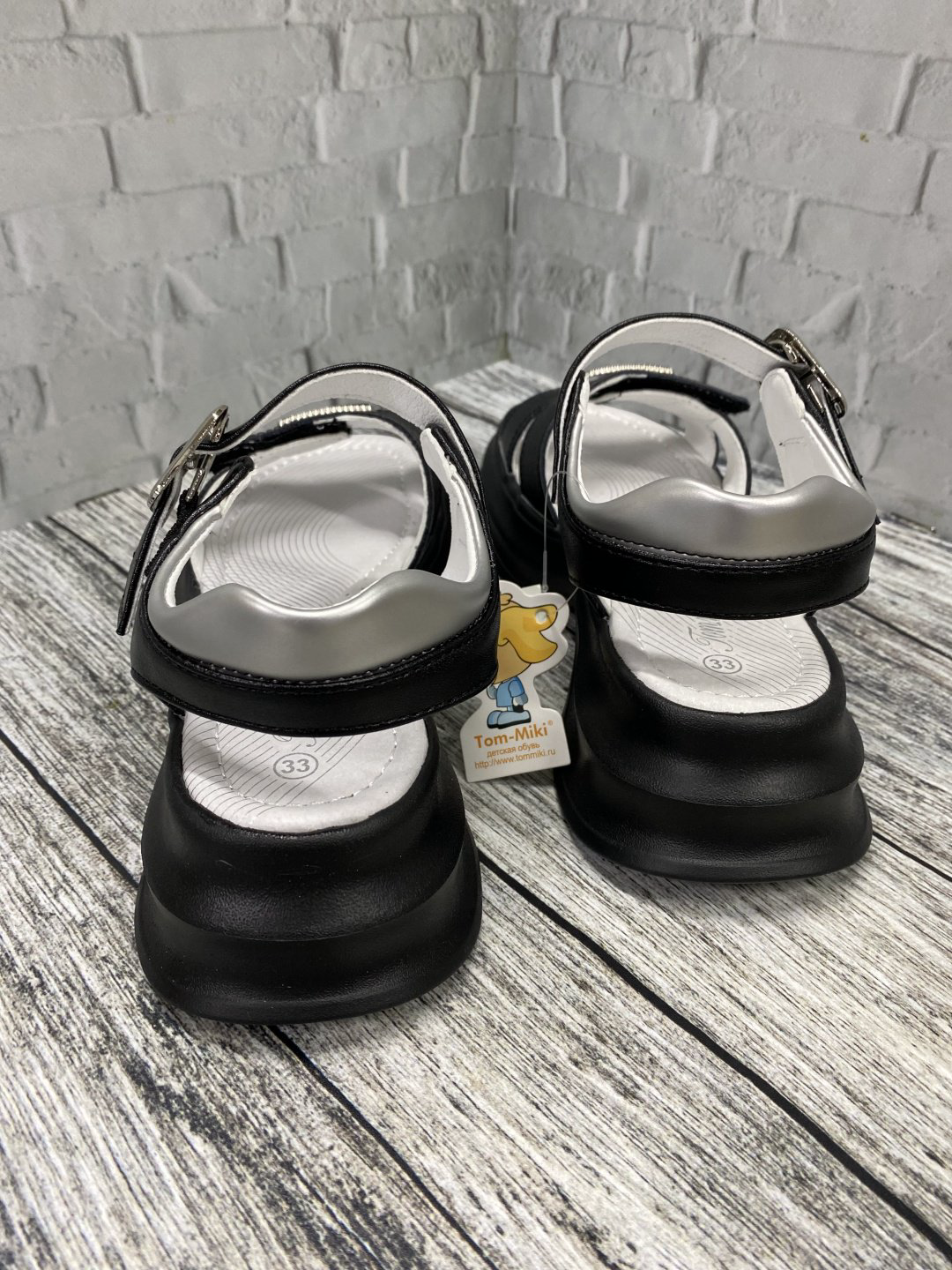 Сандалии Tom&amp;Miki черный купить,NaN