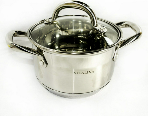 Кастрюля 1.5 л, Vicalina VL-1072 сталь