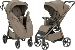 Коляска прогулочная CARRELLO Bravo M/Lite Wood Beige, темно-бежевый