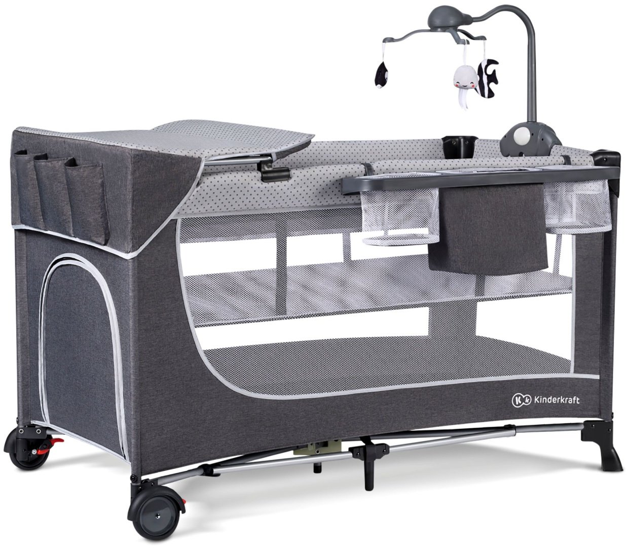 Манеж Kinderkraft JOY 3, для детей от 0 до 3-х лет без функции качания