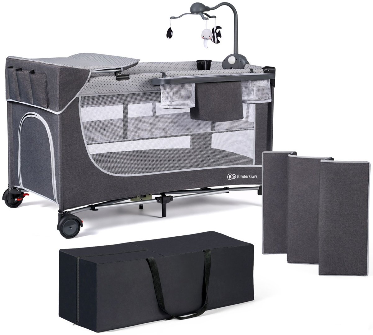 Манеж Kinderkraft JOY 3, для детей от 0 до 3-х лет без функции качания