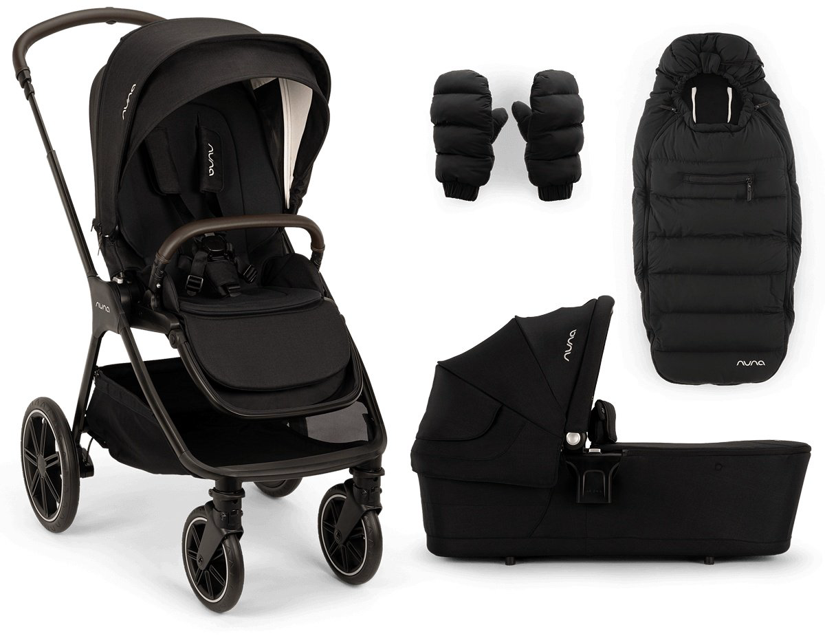 Коляска универсальная 2 в 1 Nuna Triv LX All-Season Set Caviar, черный - ForteMarket Коляска универсальная 2 в 1 Nuna Triv LX All-Season Set Caviar, черный купить,469900