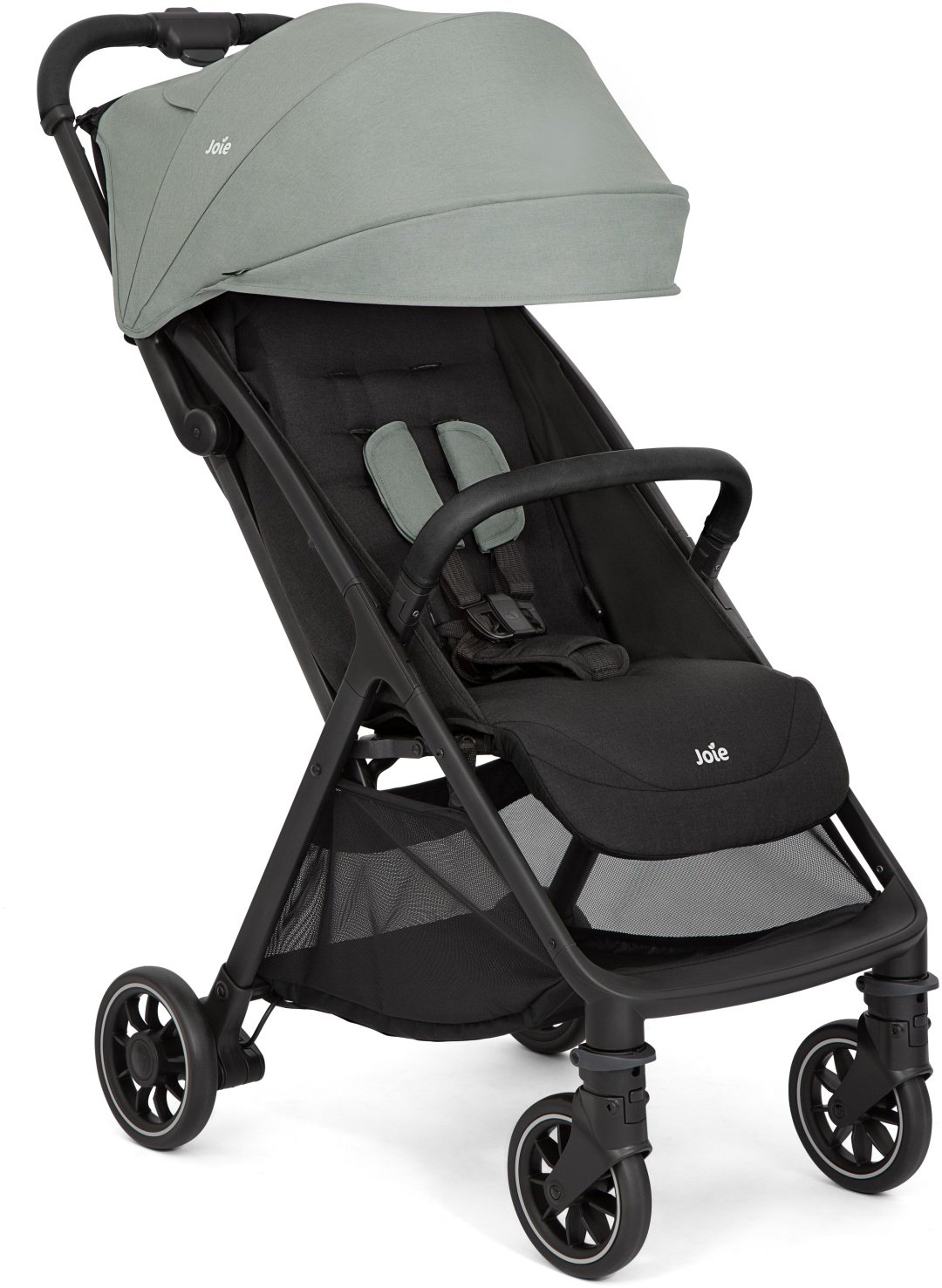 Коляска универсальная 2 в 1 Joie Pact Pro 2в1 Abyss/ Joie Ramble XL Shale, черный, бирюзовый