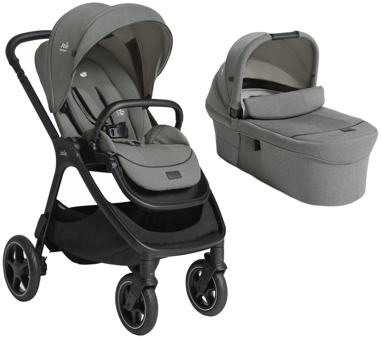 Коляска универсальная 2 в 1 Joie Finiti Flex Evergreen/Ramble XL Evergreen, зеленый купить,164000