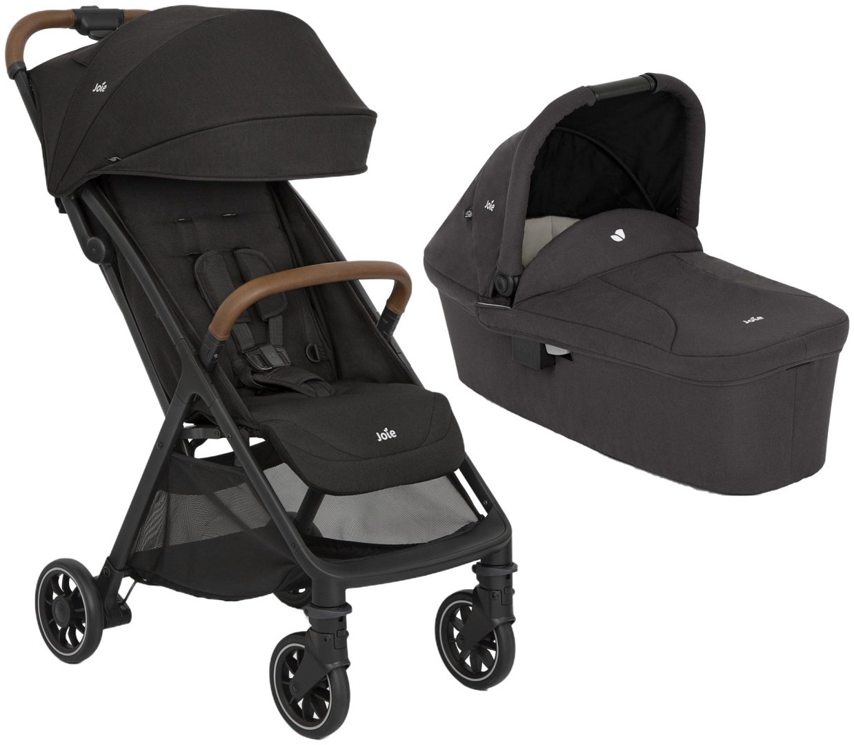 Коляска универсальная 2 в 1 Joie Joie Pact Pro Shale/Ramble V2 Shale, черный купить,154700